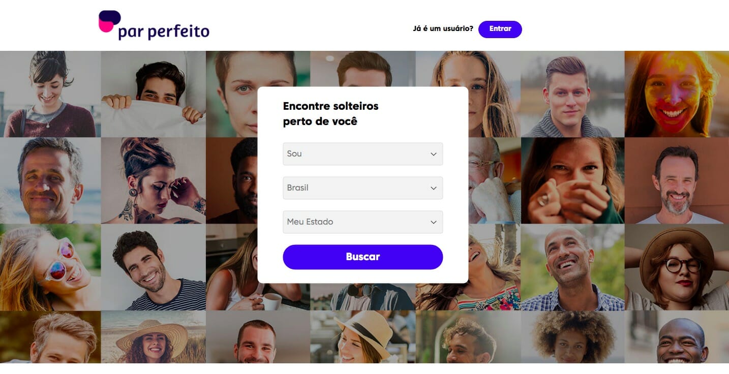 ParPerfeito.com.br main page